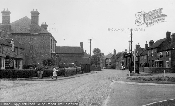 Photo of Whittington, Main Street c.1955
