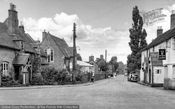 Photo of Whittington, Main Street c.1955