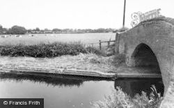 Peel Bridge And Canal c.1955, Whittington