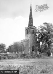 St Giles Church c.1955, Whittington