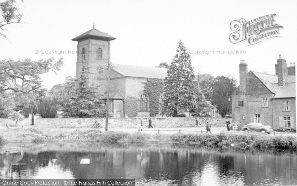 Photo of Whittington, The Church c.1955