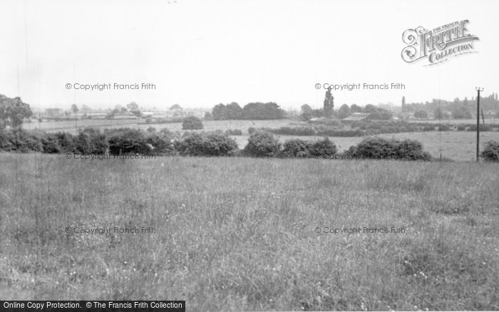 Photo of Whittington, The Village From Cappers Hill c.1955