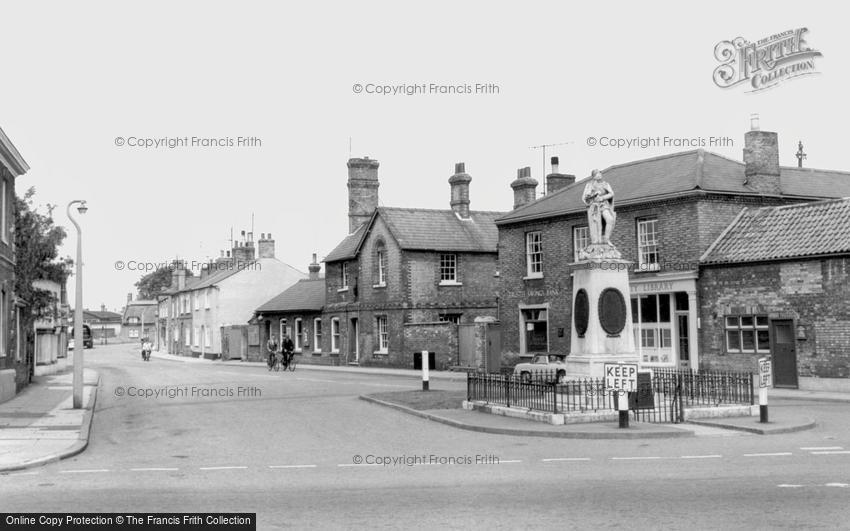 Whittlesey, the Memorial c1965