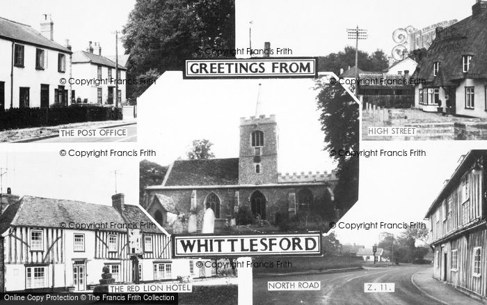 Photo of Whittlesford, Composite c.1955