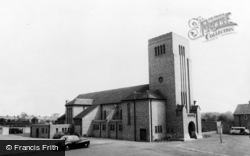 St Augustine's Church c.1965, Whitton