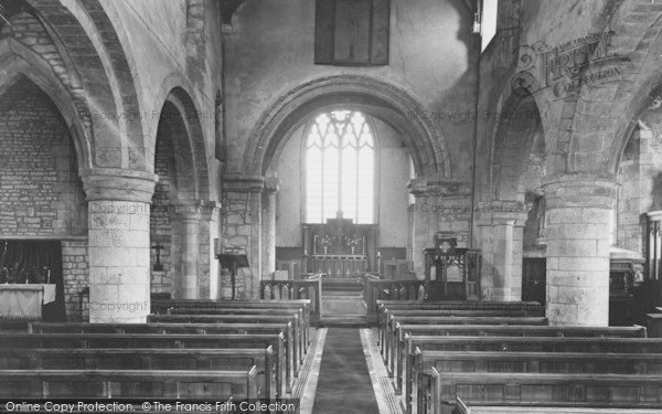 Photo of Whitwell, Church Interior c.1960