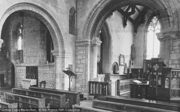 Photo of Whitwell, Church Interior c.1960