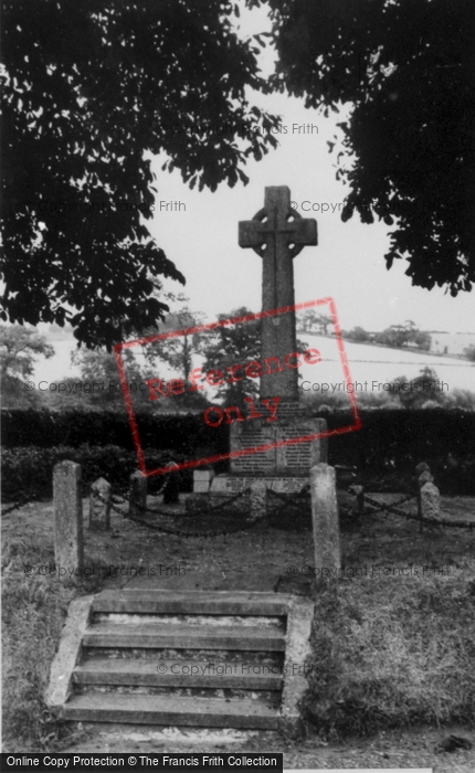 Photo of Whitwell, The War Memorial c.1950