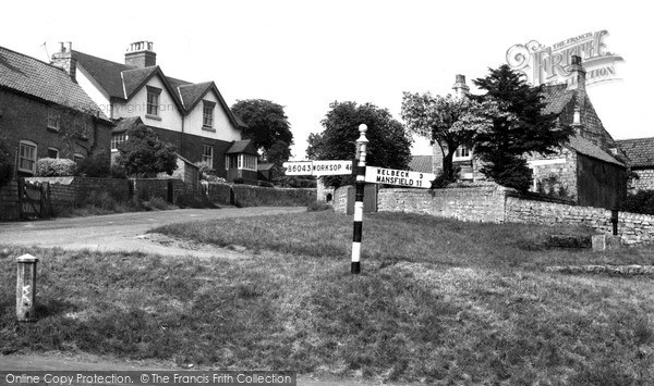 Photo of Whitwell, Worksop Road c.1965