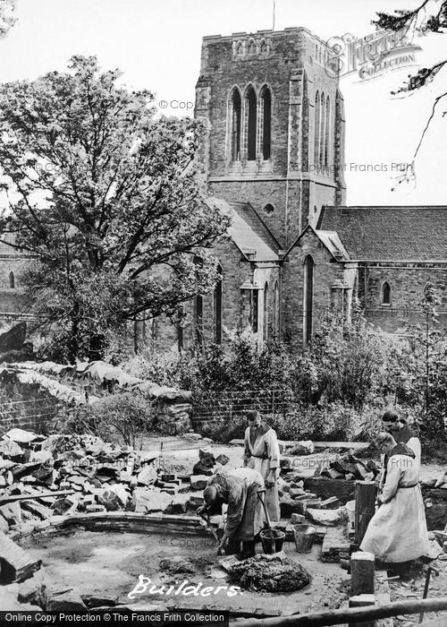 Photo of Whitwick, 'builders', Mount St Bernard Abbey c.1939