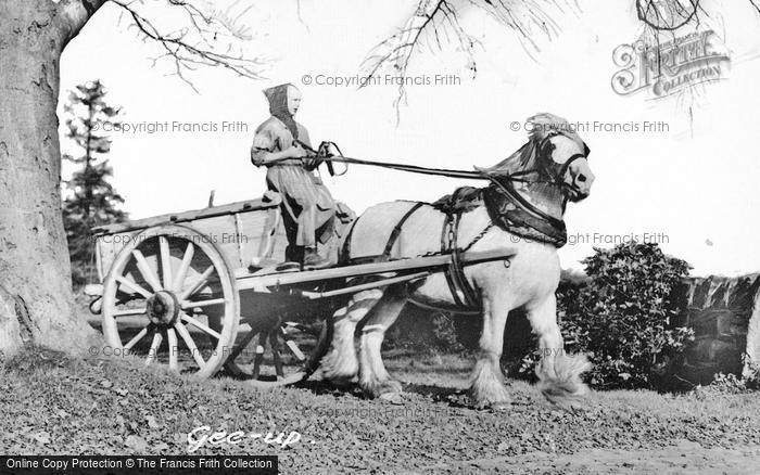 Photo of Whitwick, Horse And Cart, Mount St Bernard Abbey c.1939
