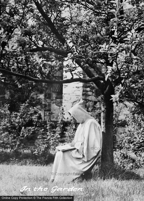 Photo of Whitwick, Monk In The Garden, Mount St Bernard Abbey c.1939