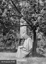Monk In The Garden, Mount St Bernard Abbey c.1939, Whitwick
