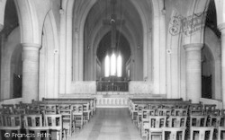 Mount St Bernard Abbey Interior c.1965, Whitwick