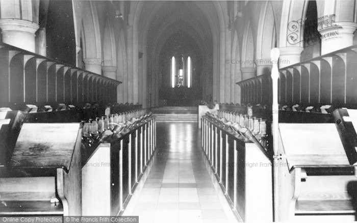 Photo of Whitwick, Mount St Bernard Abbey Interior c.1965