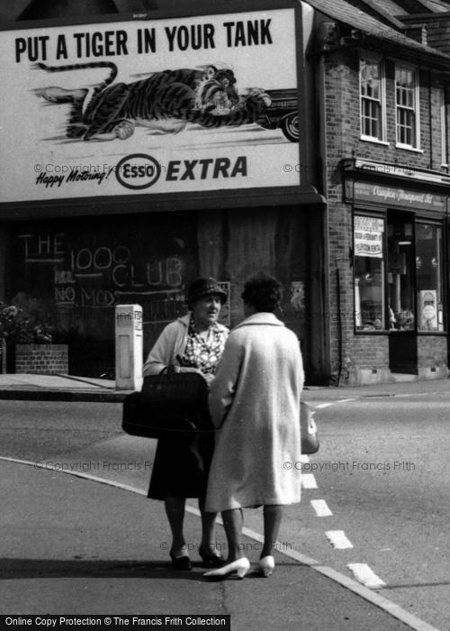 Photo of Whyteleafe, Stopping For A Chat c.1960