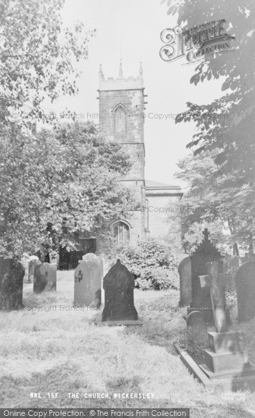 Photo of Wickersley, Church c.1955