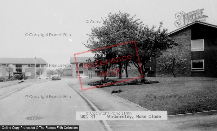 Photo of Wickersley, Moss Close c.1965