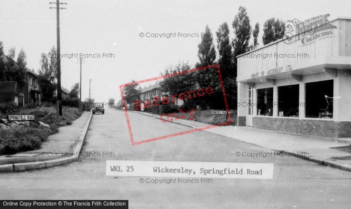 Photo of Wickersley, Springfield Road c.1960