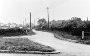 Wickford, Church Lane from Wantz Corner c1955