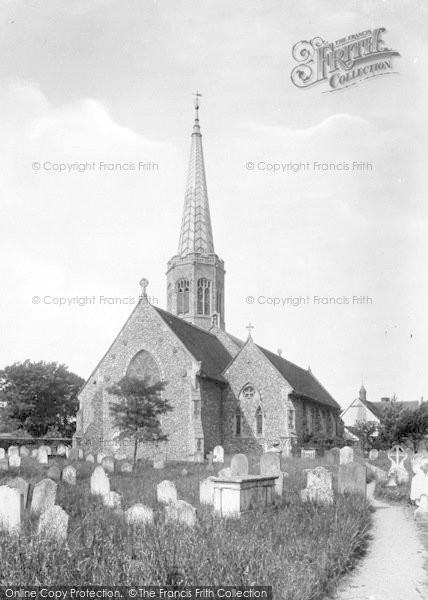 Photo of Wickham Market, All Saints Church 1929