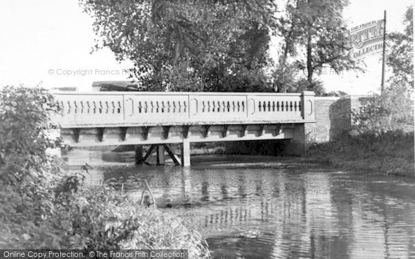 Photo of Wickham Market, Deben Bridge 1954