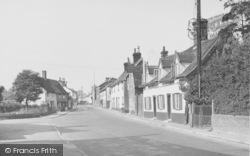 High Street And The Chequers 1950, Wickham Market