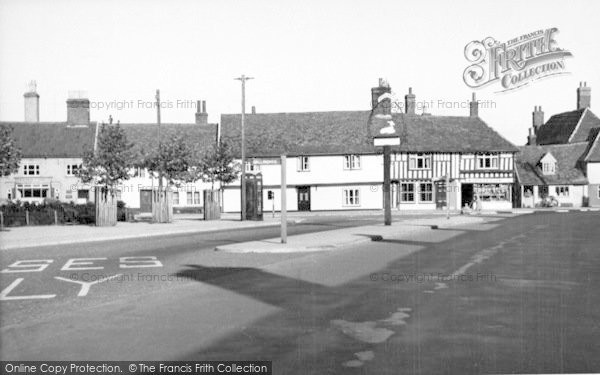 Photo of Wickham Market, The Hill 1954
