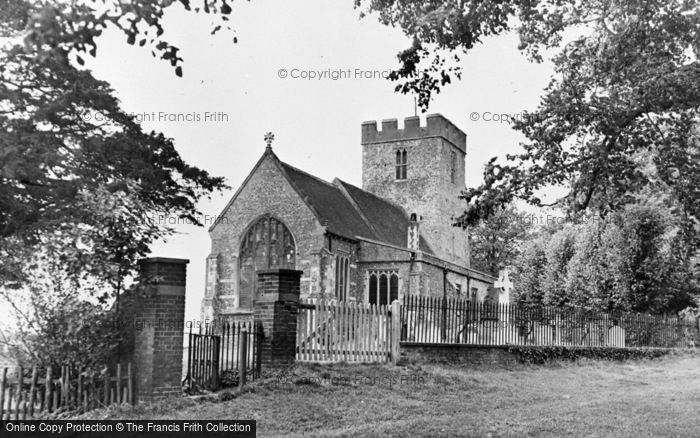 Photo of Wickhambreaux, St Andrew's Church c.1955