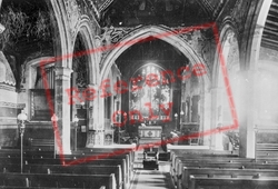 The Church Interior 1903, Wickhambreaux