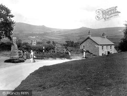 At The Village Sign 1927, Widecombe In The Moor