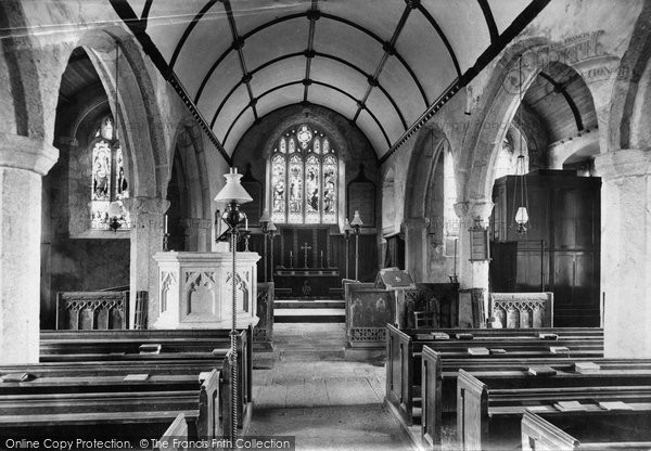 Photo of Widecombe In The Moor, Church Interior 1907