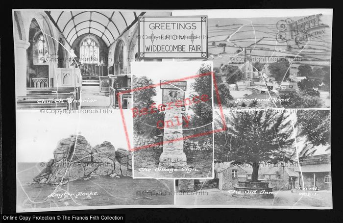 Photo of Widecombe In The Moor, Composite c.1955