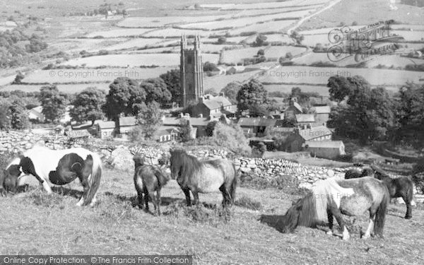 Photo of Widecombe In The Moor, Ponies c.1960