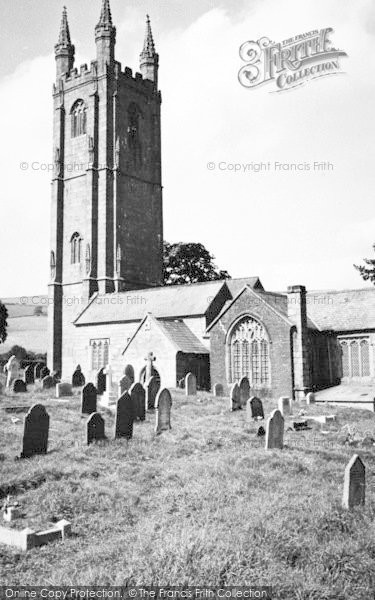 Photo of Widecombe In The Moor, The Church c.1955