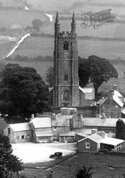 The Church Of St Pancras And The Village 1927, Widecombe In The Moor