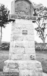 The Village Sign c.1955, Widecombe In The Moor