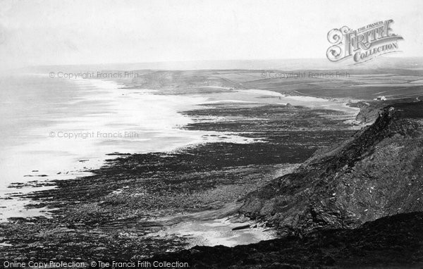 Photo of Widemouth Bay, The Beach c.1871