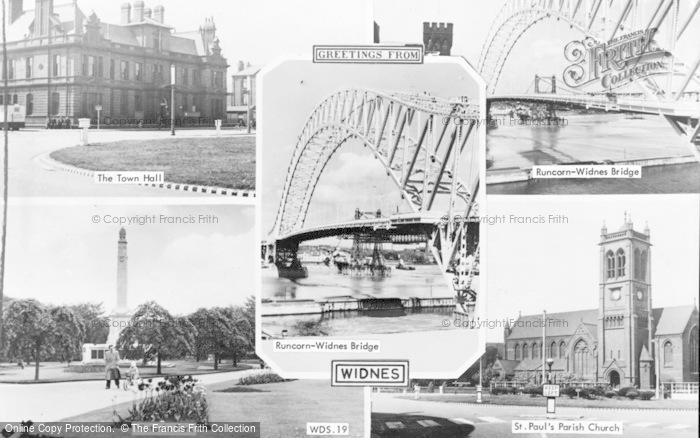 Photo of Widnes, Composite c.1955
