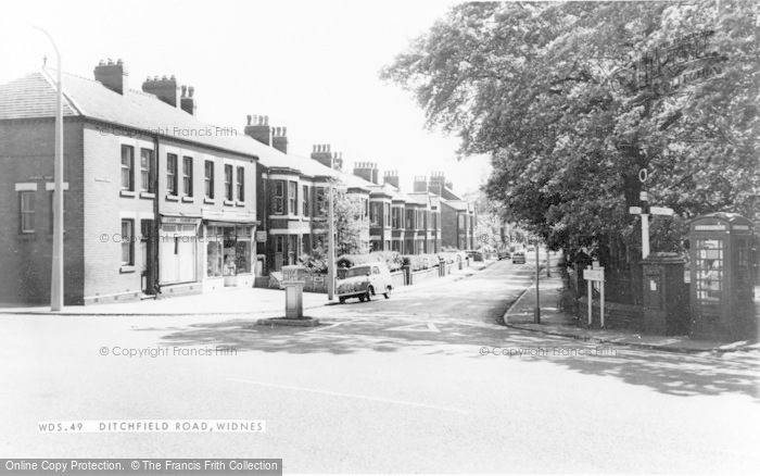 Photo of Widnes, Ditchfield Road c1965