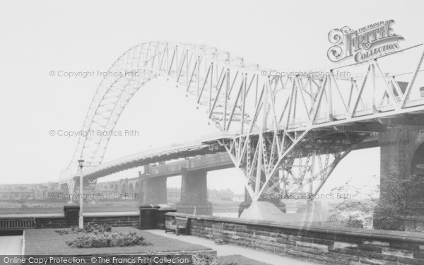 Photo of Widnes, High Level Road Bridge c.1965