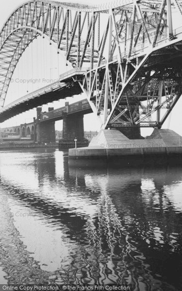 Photo of Widnes, High Level Road Bridge c.1965