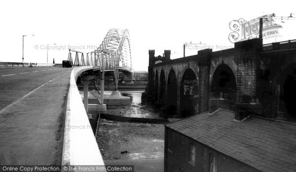 Photo of Widnes, Runcorn Widnes Bridge c.1961