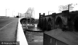 Runcorn-Widnes Bridge c.1961, Widnes