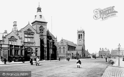 St Paul's Church And Free Library 1908, Widnes