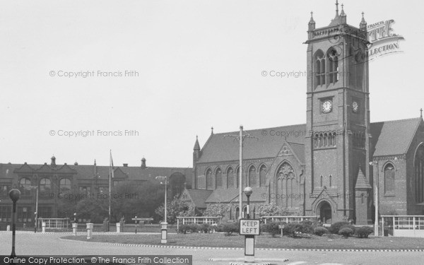 Photo of Widnes, St Paul's Church c.1955