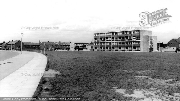 Photo of Widnes, the Flats c1965