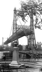 Widnes, the Transporter Bridge c1955