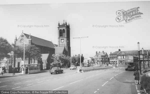 Photo of Widnes, Town Hall Square c.1965