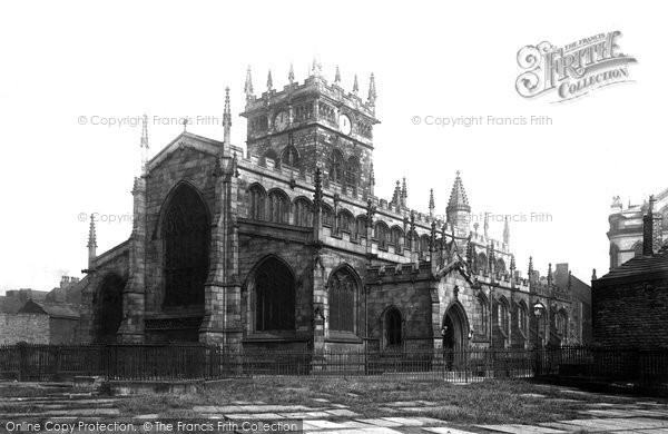 Photo of Wigan, All Saints Church From The South West 1895